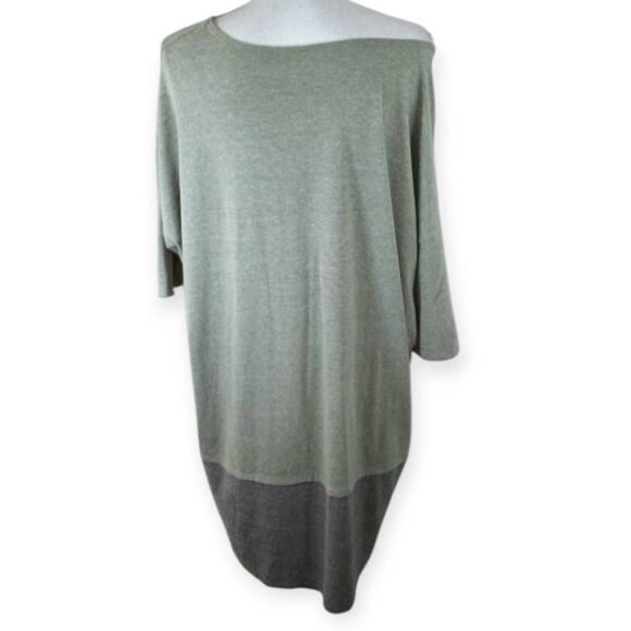 LULAROE GRAY TUNIC SZ.L GUC. - Picture 2 of 4